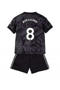 Arsenal Martin Odegaard #8 Babyklær Borte Fotballdrakt til barn 2022-23 Korte ermer (+ Korte bukser)